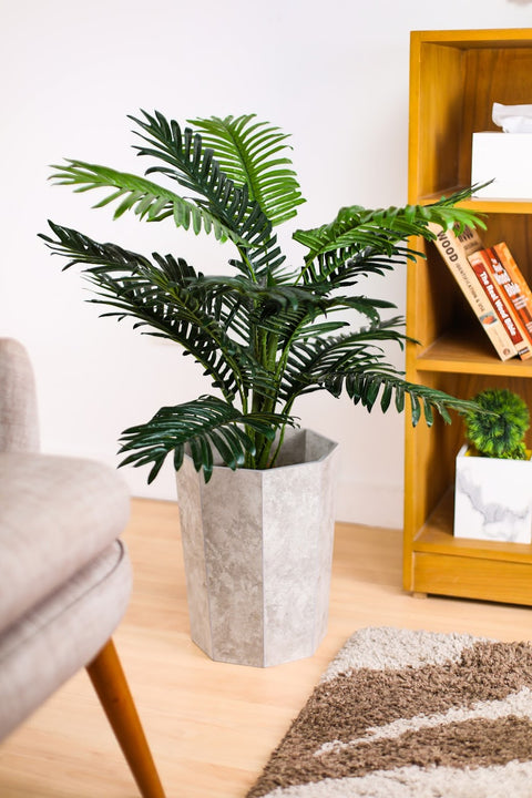 Marble Texture Elegant Octagon Planters