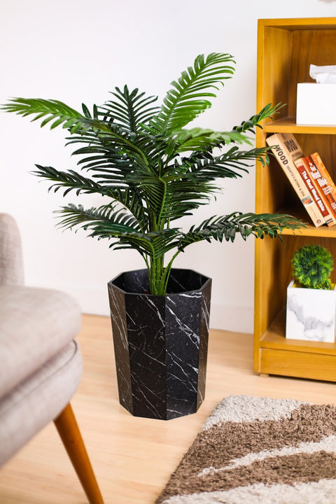 Marble Texture Elegant Octagon Planters