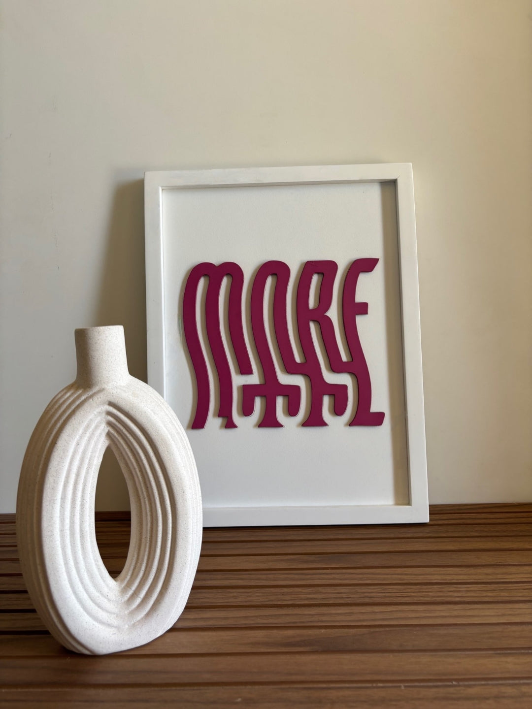 More Less - Wall Art