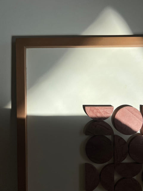 Bauhaus Centered - Wooden Wall Art