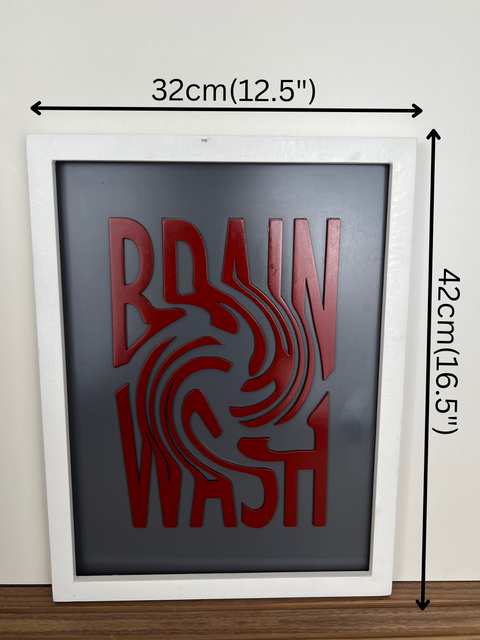 BRAIN WASH - Wall Art
