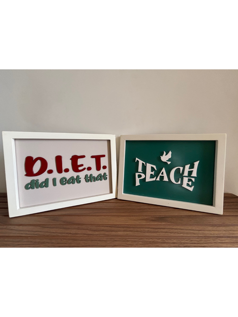 TEACH PEACE - Wall Art