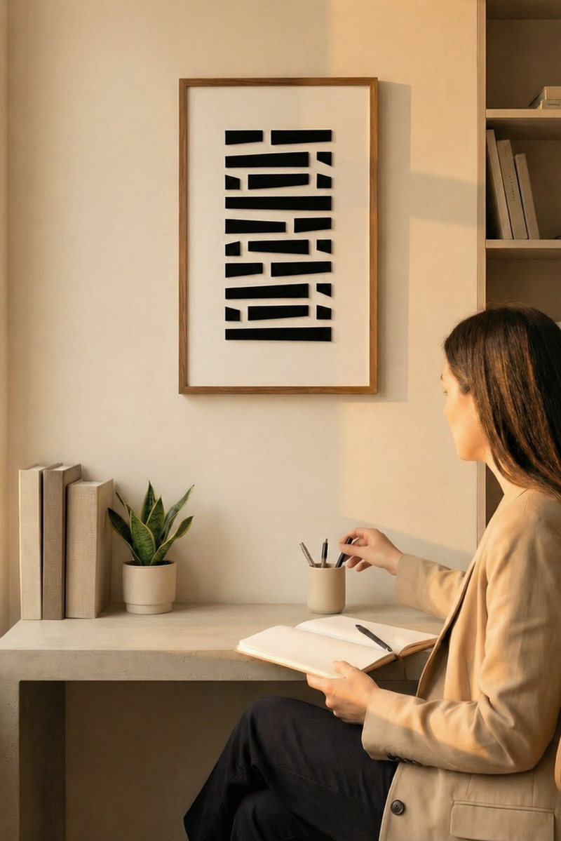 Oblique - Wooden Wall Art