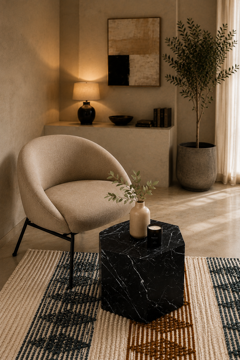 Single Hexagon Table