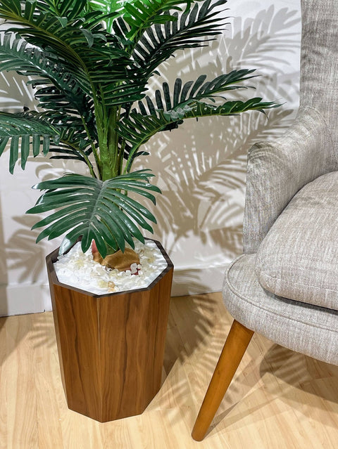 Octagon Wood Planter