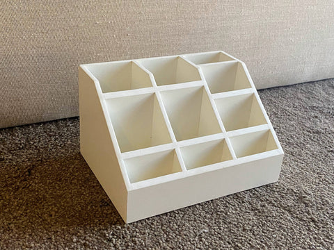 Multipurpose Wooden Organizer - Cream