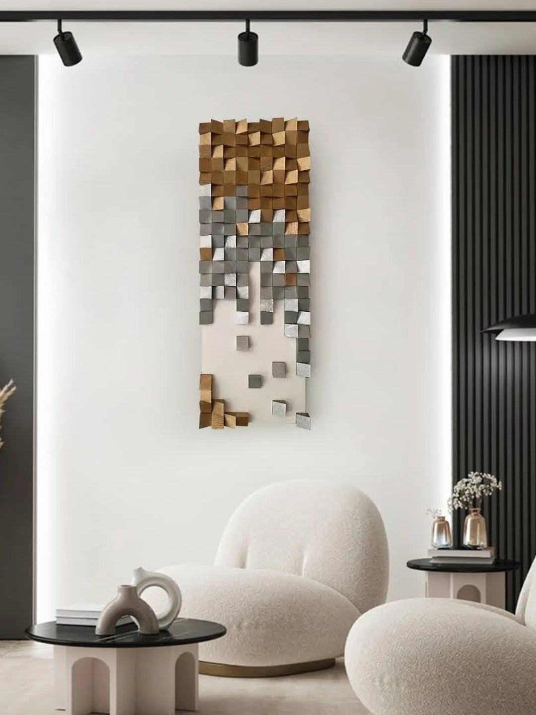 Abstract Wood Wall Art by Woodeometry