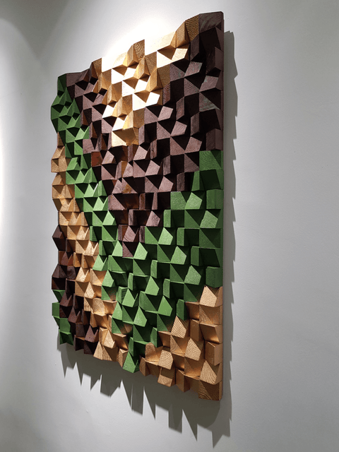 3d Wall Sculpture by Woodeometry