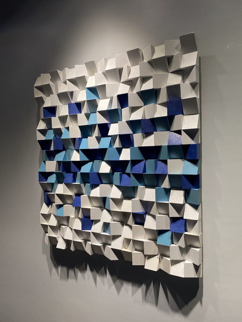 3d Wood Wall Hanging by Woodeometry