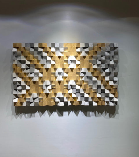 Oversized Wooden Wall Decor by Woodeometry