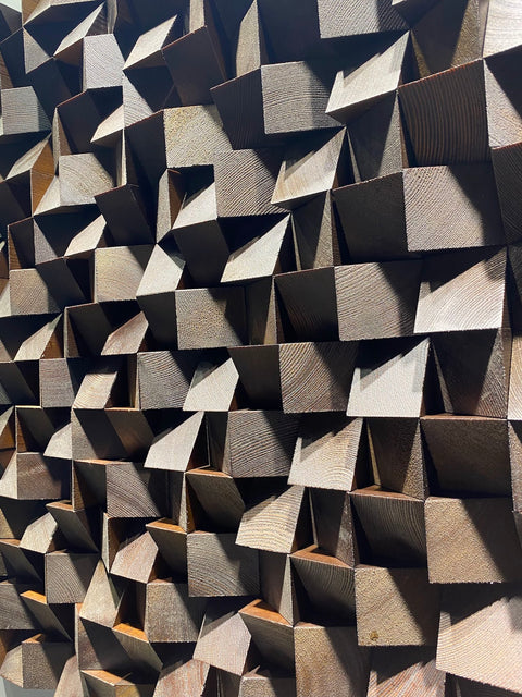 Acoustic Sound diffuser Panel 3d Wood Wall Art, Wooden Wall Decor,00071.jpg