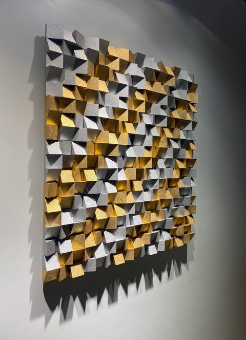 Wood Acoustic Sound Panel by Woodeometry