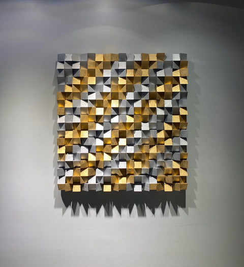 Wood Acoustic Sound Panel by Woodeometry