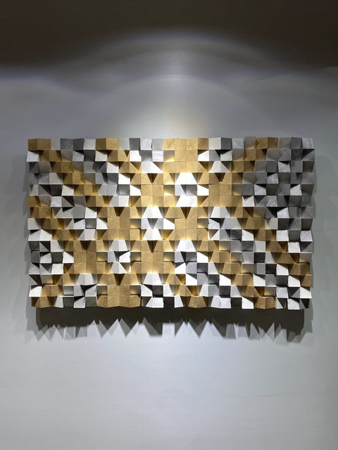 Oversized Wooden Wall Decor by Woodeometry