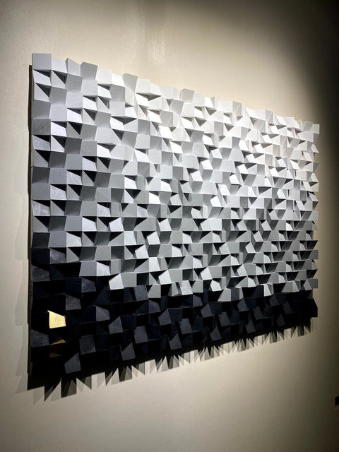 Black And White Wood Wall Art