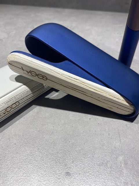 Edged Personalized Wooden Door for iQOS 3 Duo