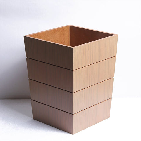 Modern Wooden Trash Bin