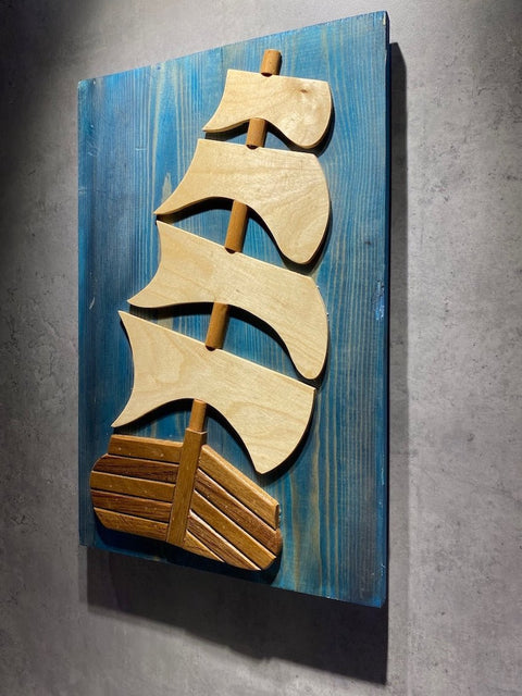 Modern Abstract Art Home Decor, 3D Wall Sculpture, Geometric Wood Wall Art rustic live edg