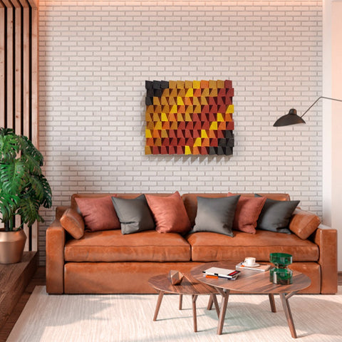Geometric Wooden Wall Art by Woodeometry