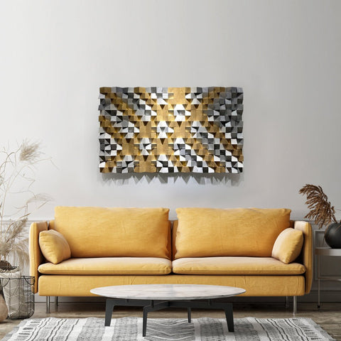 Oversized Wooden Wall Decor by Woodeometry