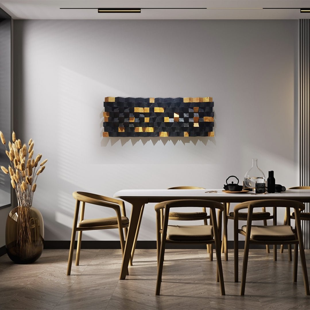 Large Wooden Wall Panel by Woodeometry