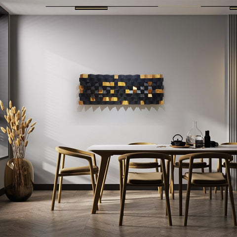 Large Wooden Wall Panel by Woodeometry