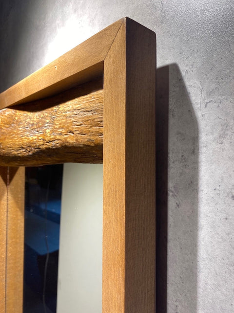 Wall Mirror With Wooden Frame
