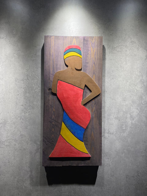 Wood African Wall Art