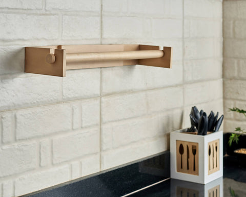 Wooden Aluminum Foil Holder 43 cms