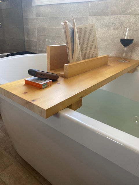Wooden Bathtub Tray