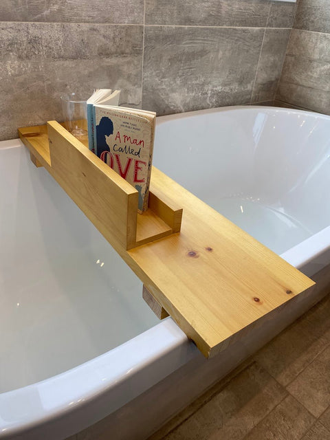 Wooden Bathtub Tray