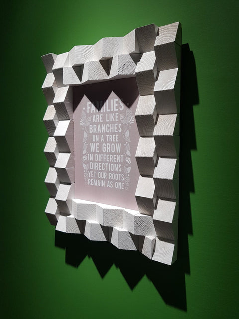 Wooden Photo Frame For Wall by Woodeometry