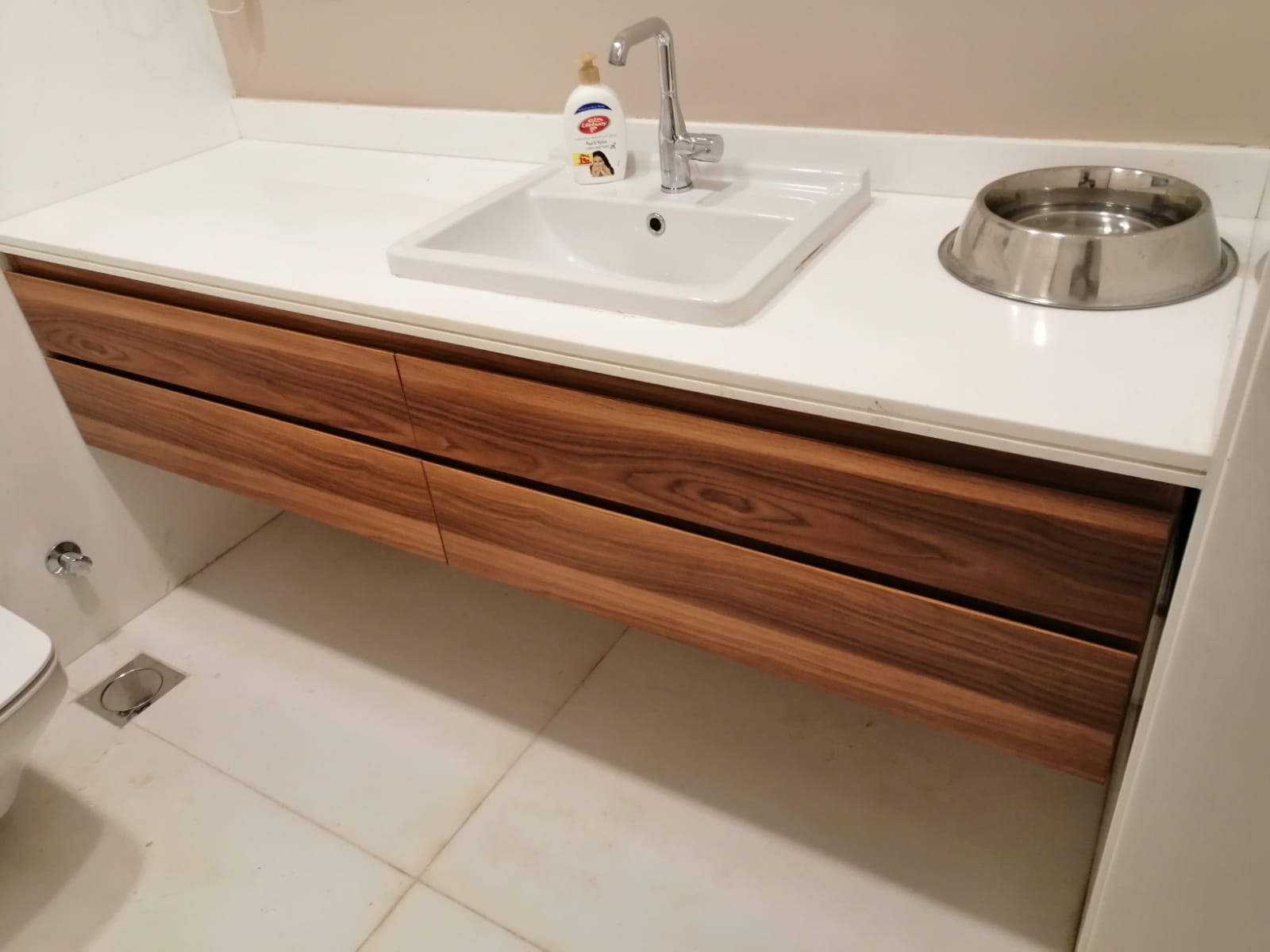 Country Brown Bathroom unit