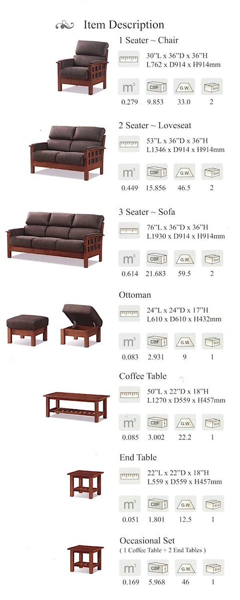 Madrid Wooden Sofa Set Bold Elegance in Green, Bistre & Cream 501