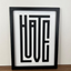 LOVE HATE - Wall Art