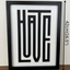 LOVE HATE - Wall Art