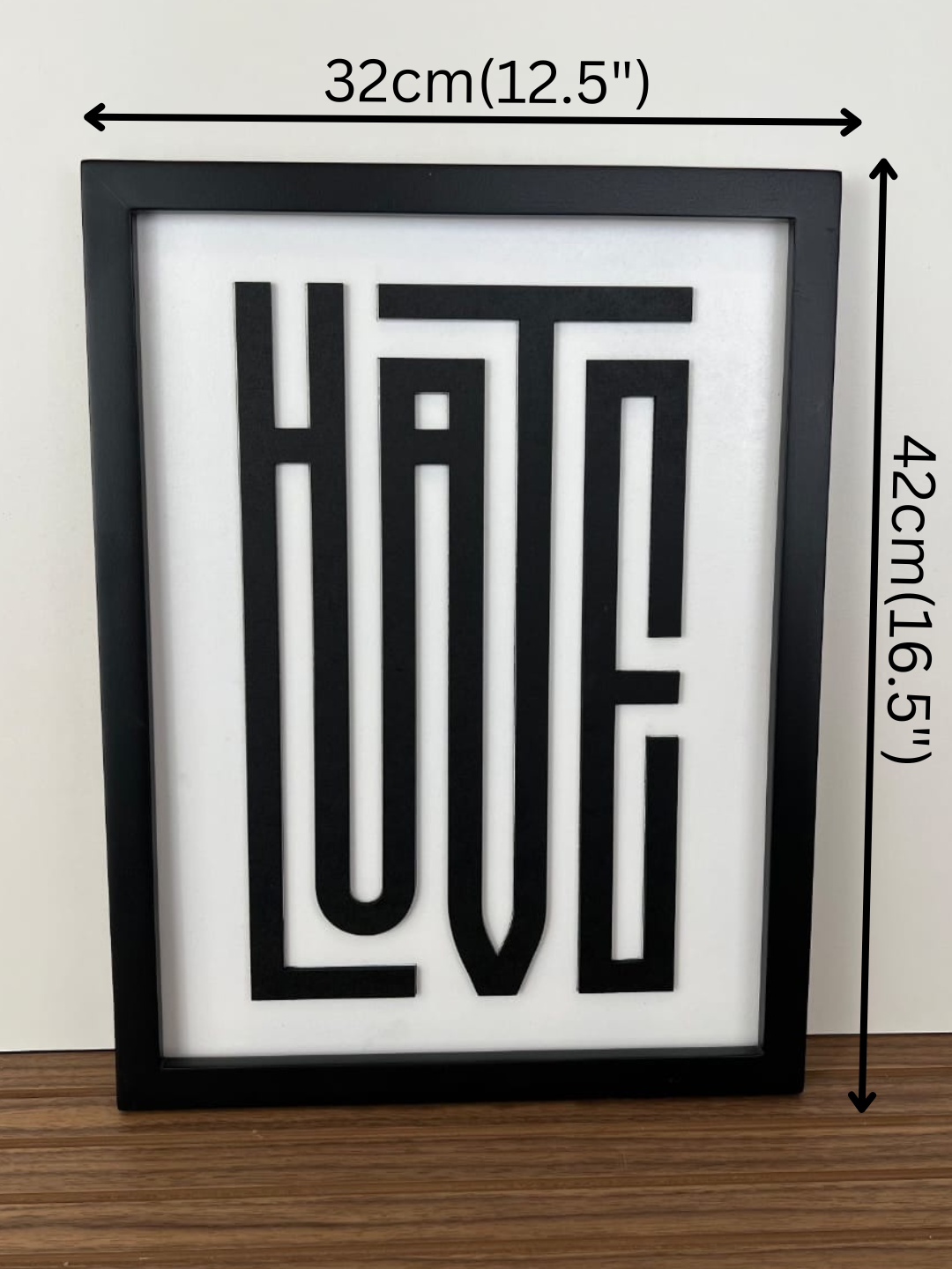 LOVE HATE - Wall Art