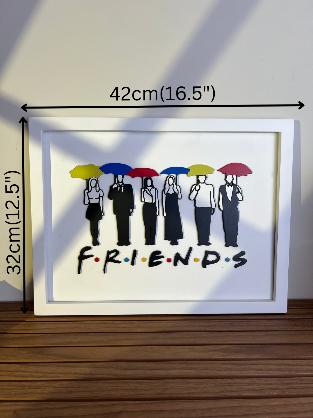 F.R.I.E.N.D.S With Umbrellas - Wall Art