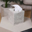 Elegant Marble Texture Square Tissue Box