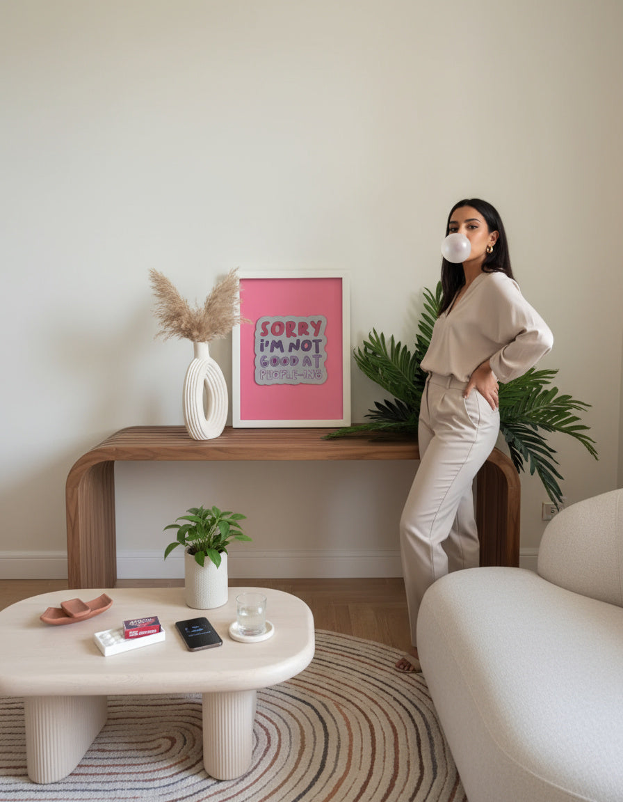 SORRY I'M NOT GOOD AT PEOPLE-ING - Wall Art