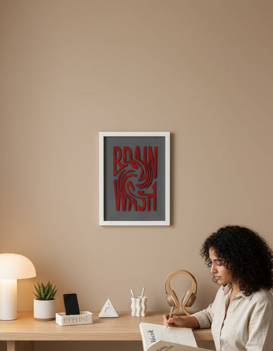 BRAIN WASH - Wall Art