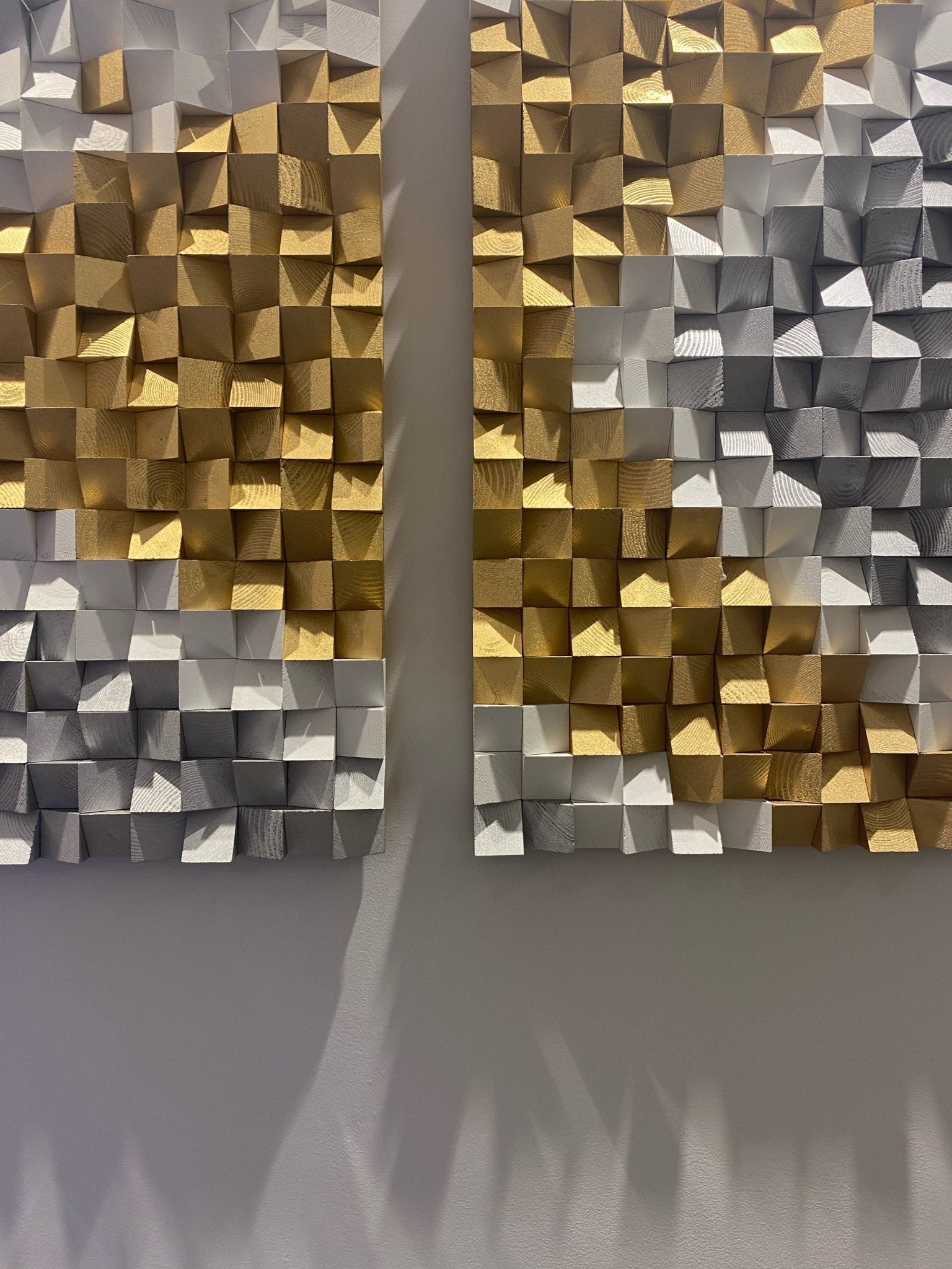 3 Piece Oversized Wall Art by Woodeometry