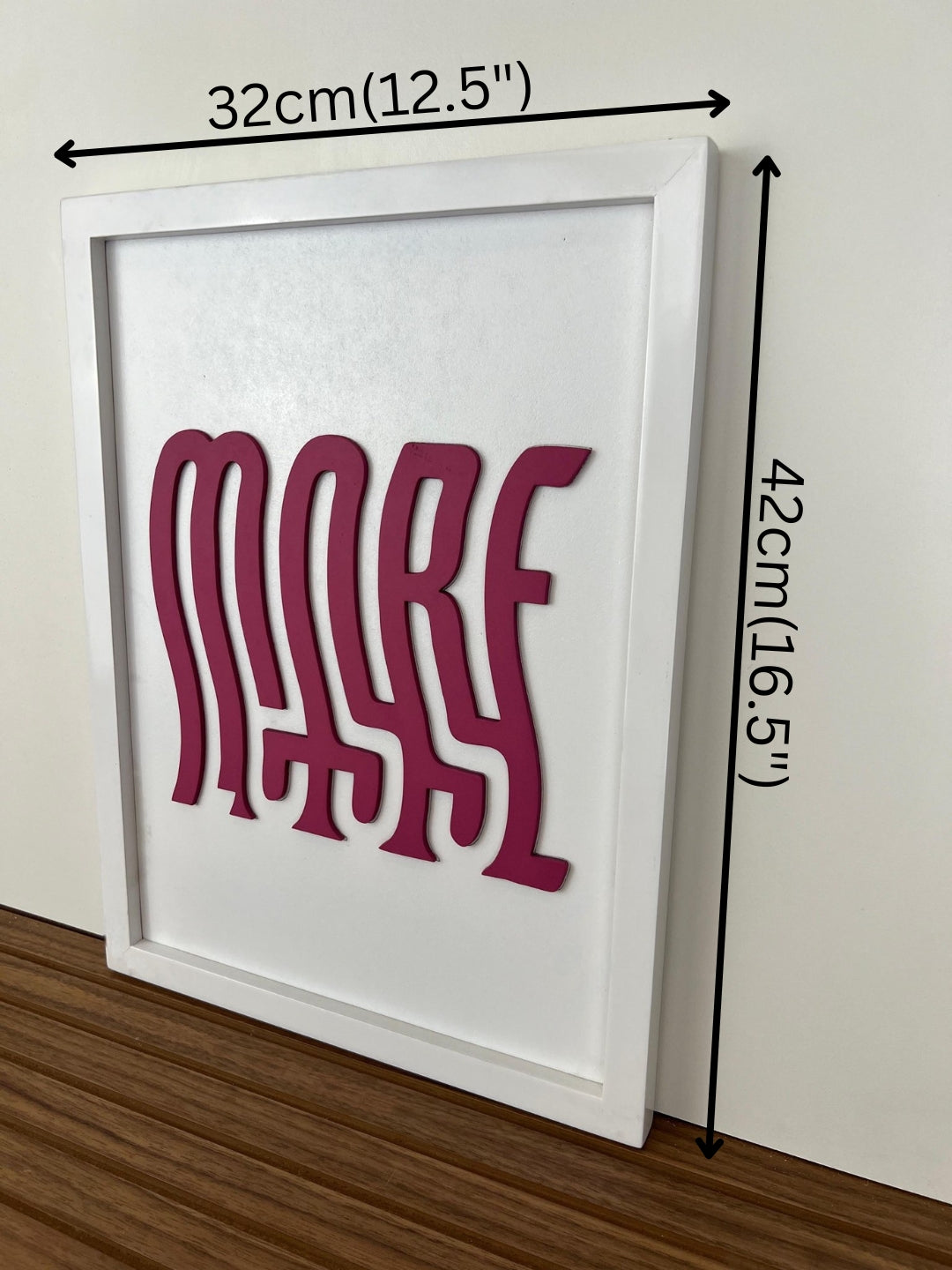 More Less - Wall Art