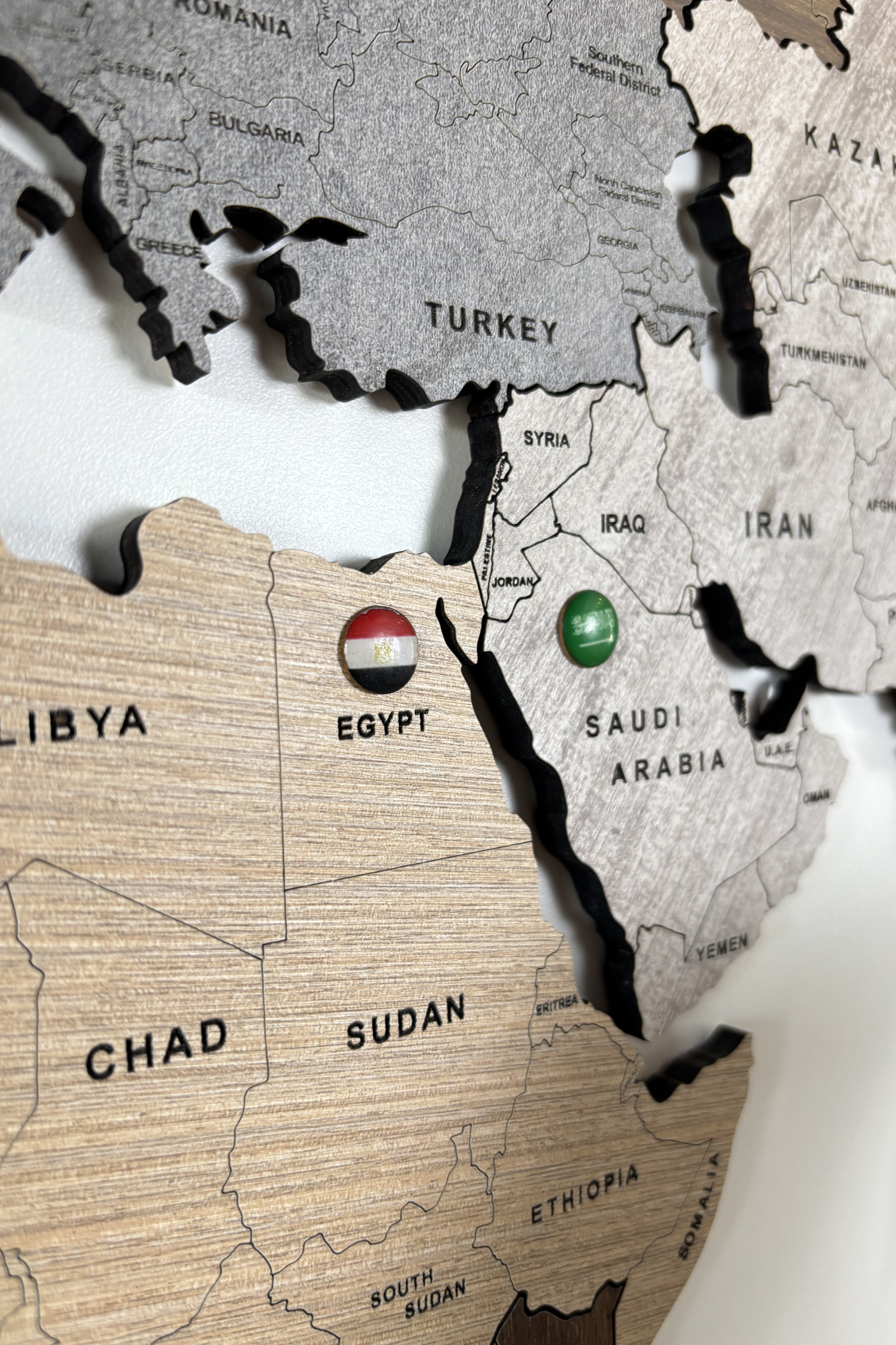 Map Flag Pins