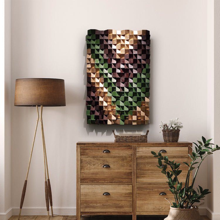 3d Wall Sculpture by Woodeometry