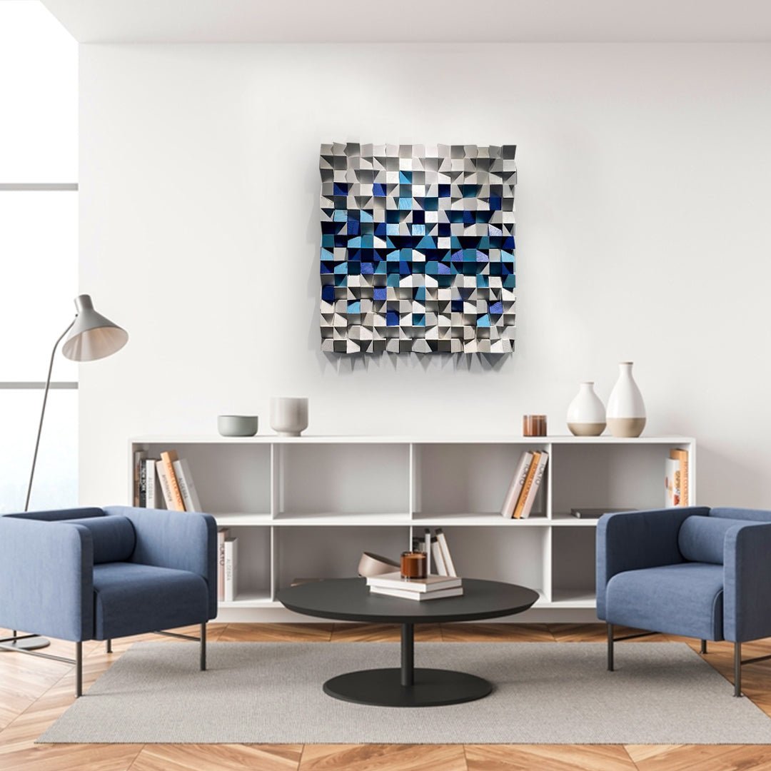 3d Wood Wall Hanging by Woodeometry