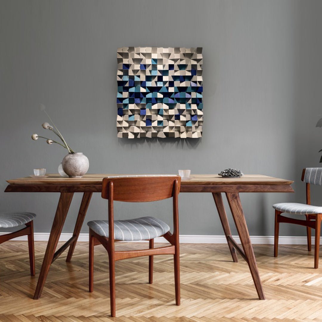 3d Wood Wall Hanging by Woodeometry