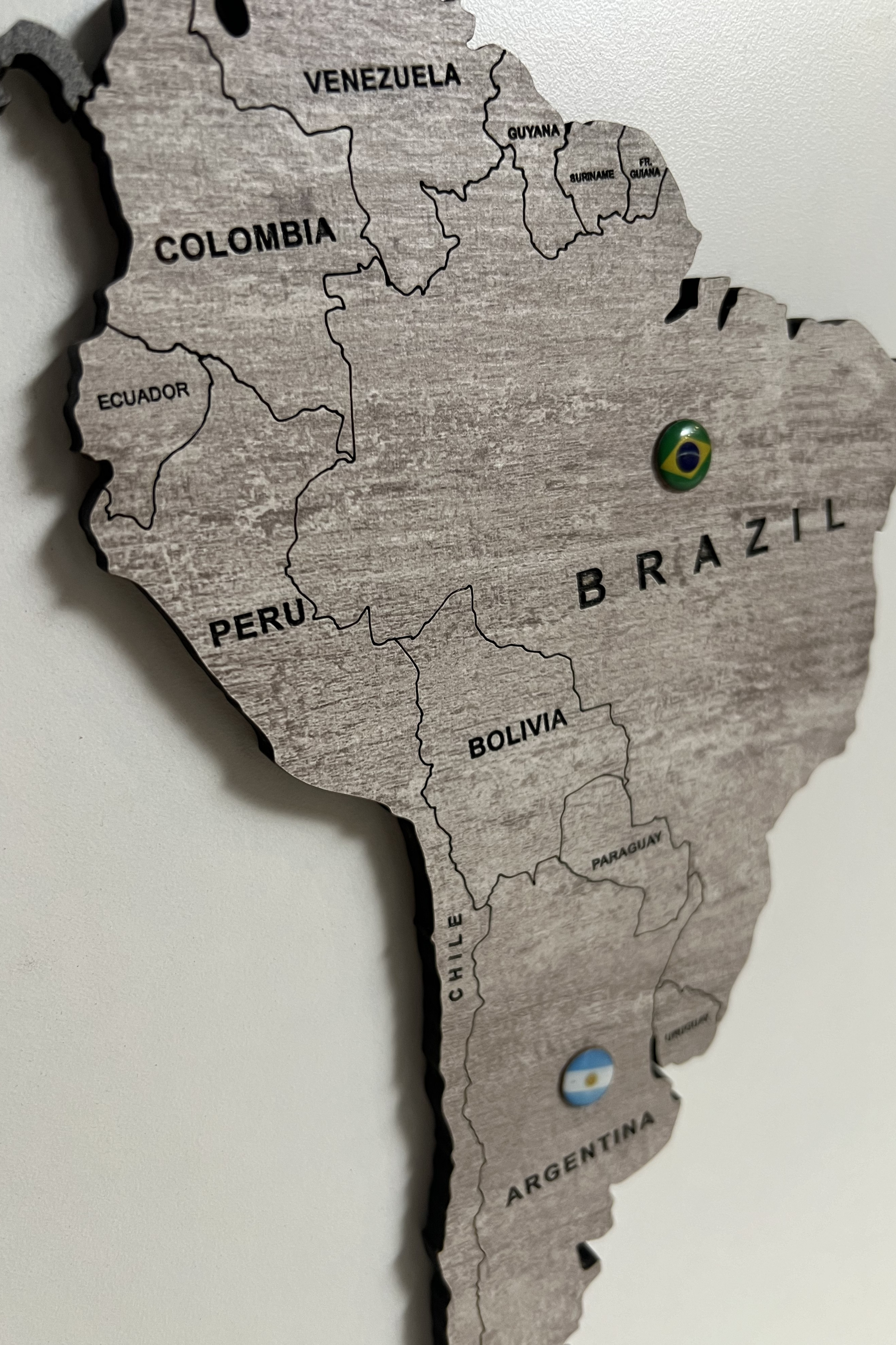 Map Flag Pins