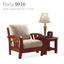 Paris Wooden Sofa Set Glamour in Gold, Green, Khaki & Copper 9916