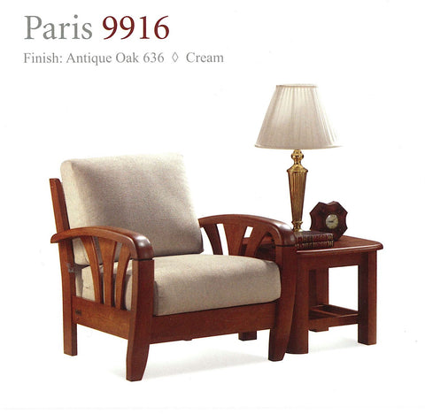 Paris Wooden Sofa Set Glamour in Gold, Green, Khaki & Copper 9916